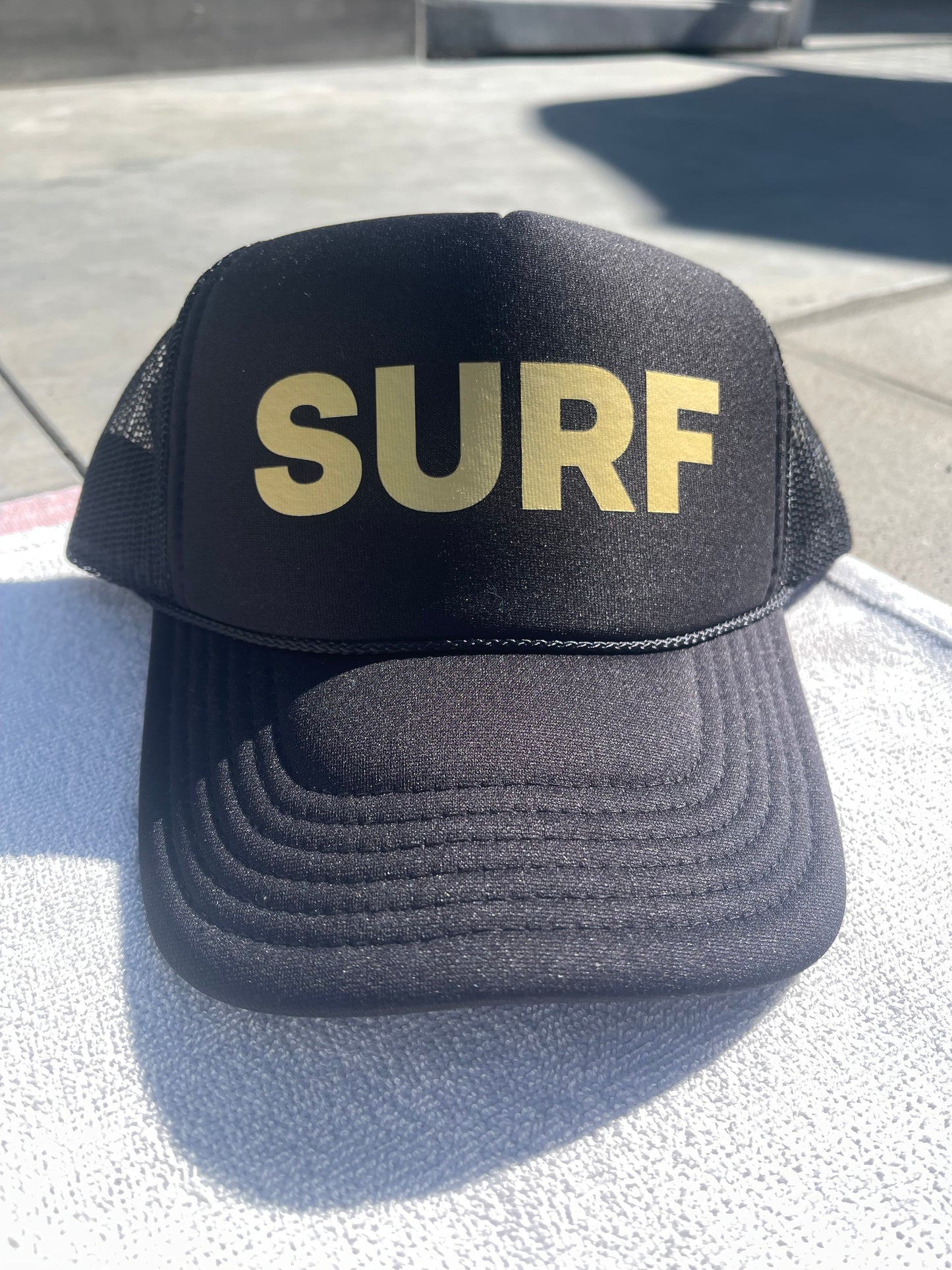 SURF (new font in GOLD)